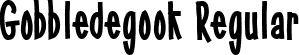 Gobbledegook Regular font | Gobbledegook.ttf