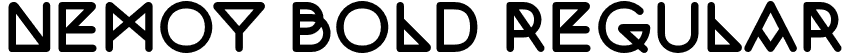 Nemoy Bold Regular font | Nemoy-Bold.otf