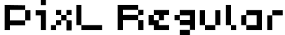 PixL Regular font | PIX-L___.otf