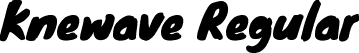 Knewave Regular font | knewave-webfont.ttf