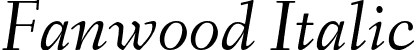 Fanwood Italic font | fanwood_italic-webfont.ttf