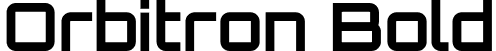 Orbitron Bold font | Orbitron Bold.otf