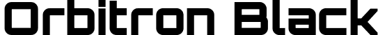 Orbitron Black font | Orbitron Black.otf