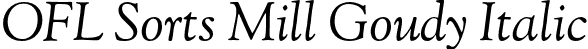 OFL Sorts Mill Goudy Italic font | OFLGoudyStM-Italic.otf