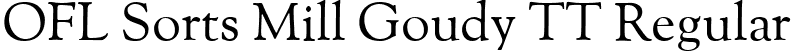 OFL Sorts Mill Goudy TT Regular font | OFLGoudyStMTT.ttf