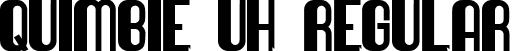 Quimbie UH Regular font | Quimbie Ultra Heavy.ttf