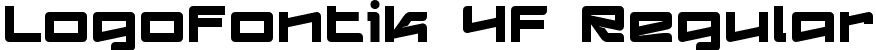 Logofontik 4F Regular font | Logofontik 4F-Regular.otf