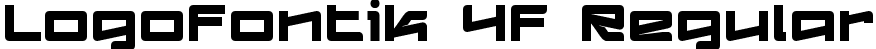 Logofontik 4F Regular font | Logofontik 4F-Regular.ttf