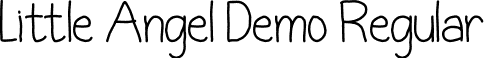 Little Angel Demo Regular font | Little Angel Demo.otf