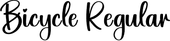 Bicycle Regular font | Bicycle.otf