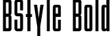 BStyle Bold font | BStyle_B.otf