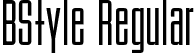 BStyle Regular font | BStyle_R.otf