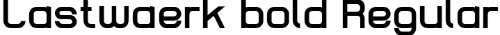 Lastwaerk bold Regular font | Lastwaerk bold.ttf