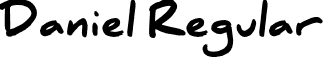 Daniel Regular font | Daniel-Black.otf