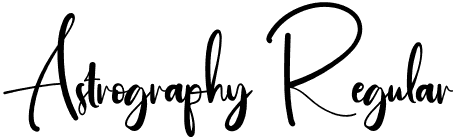 Astrography Regular font | Astrography.otf