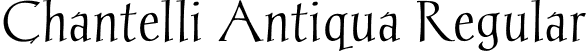 Chantelli Antiqua Regular font | Chantelli_Antiqua.ttf