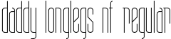 Daddy Longlegs NF Regular font | DaddyLonglegsNF.ttf