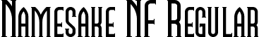 Namesake NF Regular font | NamesakeNF.ttf