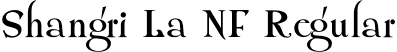 Shangri La NF Regular font | ShangriLaNF.otf