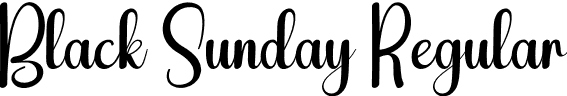 Black Sunday Regular font | Black-Sunday.otf