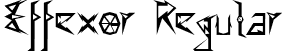 Effexor Regular font | Effexor.ttf