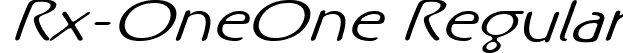 Rx-OneOne Regular font | RxOO__.ttf