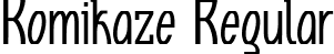 Komikaze Regular font | KOMIKAZE.ttf