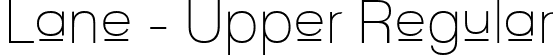 Lane - Upper Regular font | LANEUP__.ttf