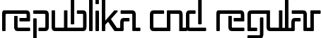 Republika Cnd Regular font | REPUCN__.ttf