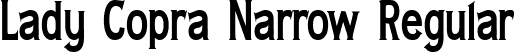 Lady Copra Narrow Regular font | LADYCN__.ttf