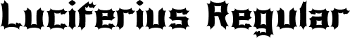 Luciferius Regular font | LUCIFER_.ttf