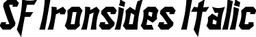 SF Ironsides Italic font | SFIronsides-Italic.ttf