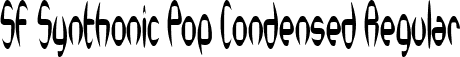 SF Synthonic Pop Condensed Regular font | SFSynthonicPopCondensed.ttf