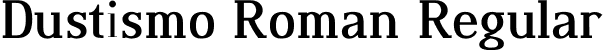 Dustismo Roman Regular font | Dustismo_Roman_Bold.ttf