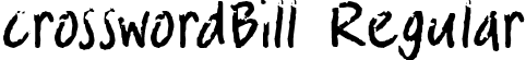 crosswordBill Regular font | CROSB___.TTF