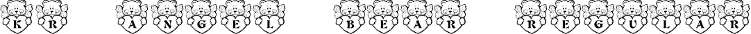 KR Angel Bear Regular font | KR Angel Bear.ttf