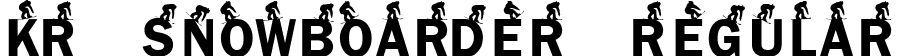 KR Snowboarder Regular font | KR Snowboarder.ttf