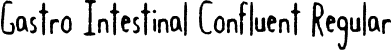 Gastro Intestinal Confluent Regular font | giconfl.ttf