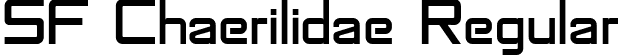 SF Chaerilidae Regular font | SFChaerilidae.ttf