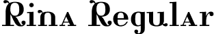 Rina Regular font | Rina.otf