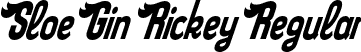 Sloe Gin Rickey Regular font | Sloe Gin Rickey.otf