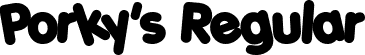 Porky's Regular font | PORKYS_.TTF