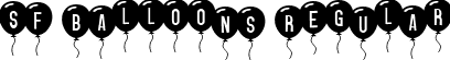 SF Balloons Regular font | SFBalloons.ttf