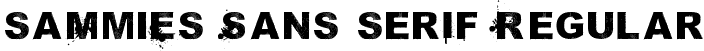 saMmiEs Sans serIf Regular font | Sammies_sansserif.ttf