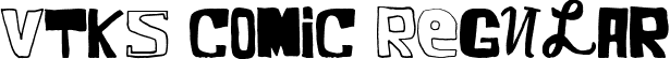 VTKS COMIC Regular font | VTKS COMIC.ttf