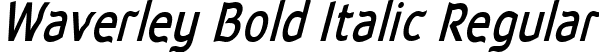 Waverley Bold Italic Regular font | WAVEBI__.ttf