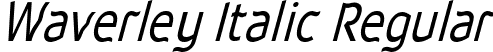 Waverley Italic Regular font | WAVEI___.ttf