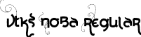 Vtks Noba Regular font | Vtks Noba.ttf