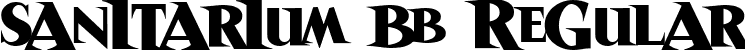 Sanitarium BB Regular font | SanitariumBB.ttf