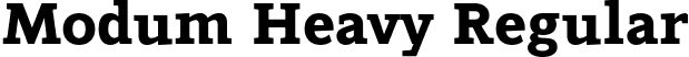 Modum Heavy Regular font | Modum-Heavy.otf